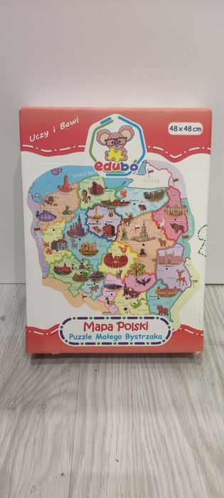 Puzzle Mapa Polski Edubo