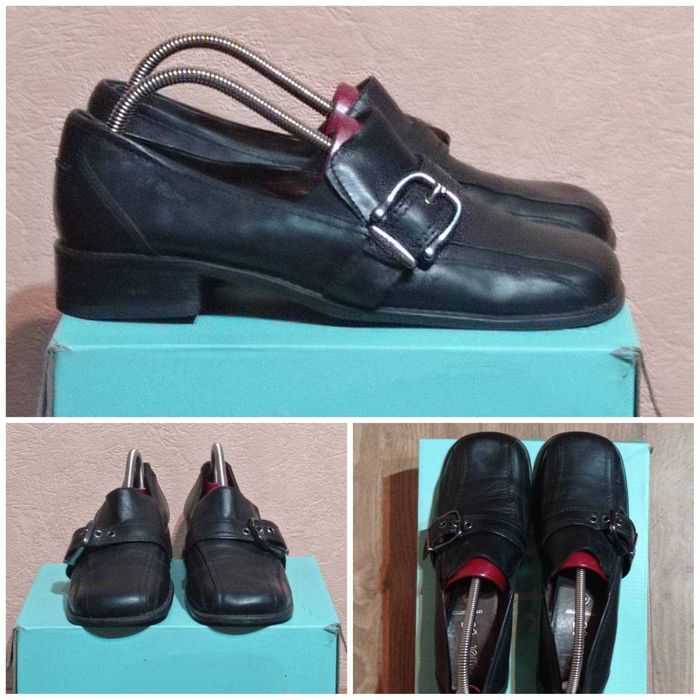 Комфортные кожаные женские туфли, бренд Oliver (Германия).