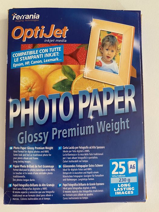 Papel fotografia 10x15 cm, 230 g/m2