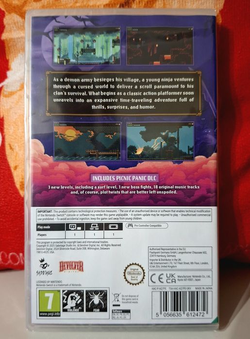 The Messenger Nintendo Switch Novo Selado