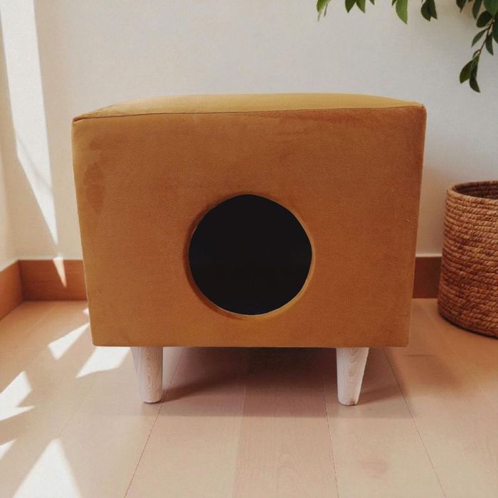 Pufa siedzisko domek dla kota nowa