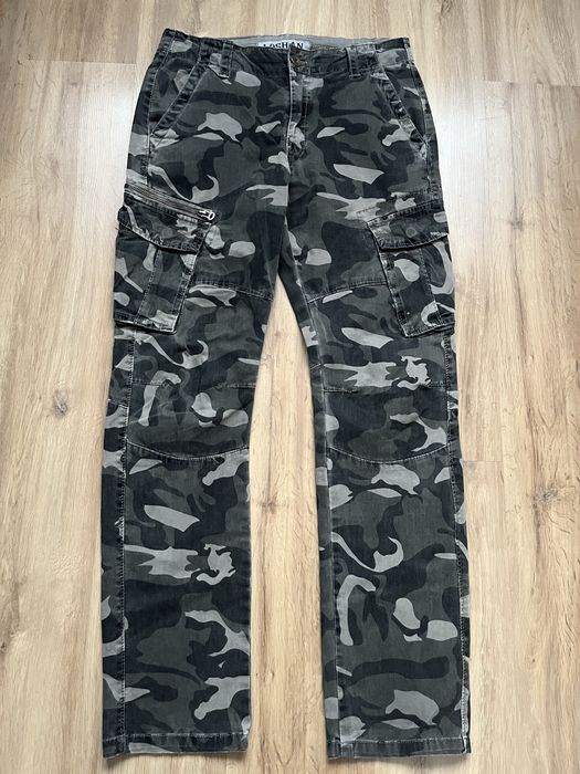Zielone spodnie męskie moro Loshan r.30