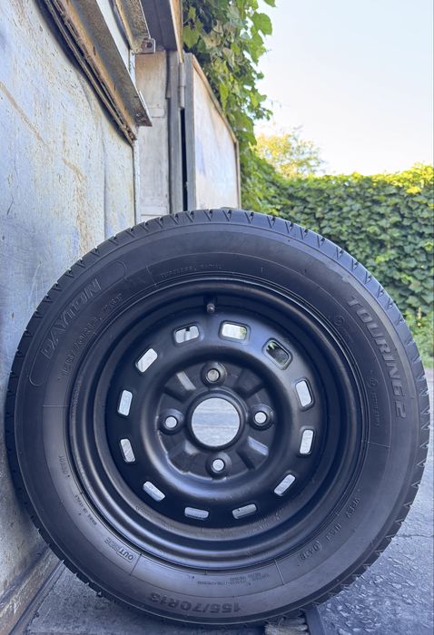 Запаска Dayton Touring 2 155/70 r13 4x114.3 ET-45 на Chery QQ/Daewoo Matiz/Chevrolet Spark