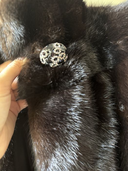 Норкова шуба  Black Glama