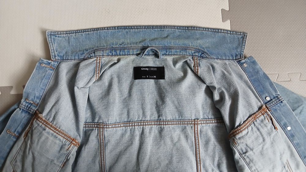 Kurtka męska jeansowa oversize