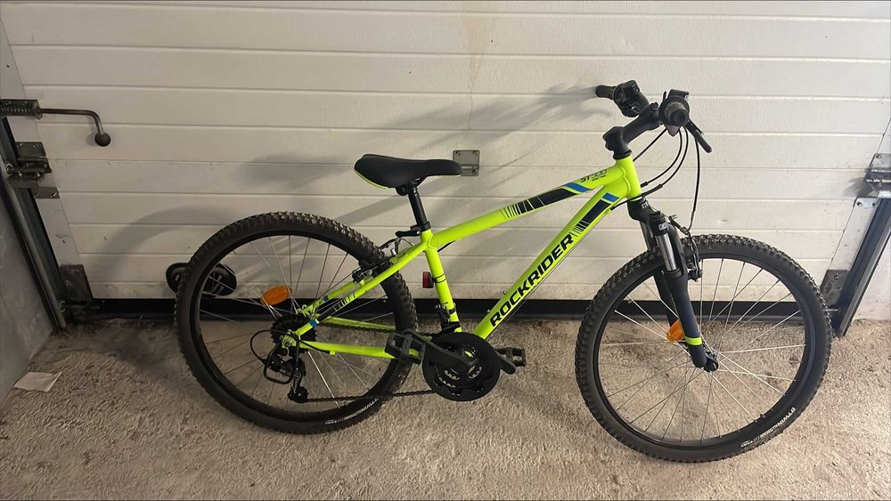 Bicicleta Rockrider BTT 24" com Suspensão – Bom Estado
