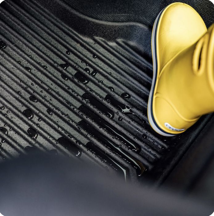 Conjunto de tapetes em borracha