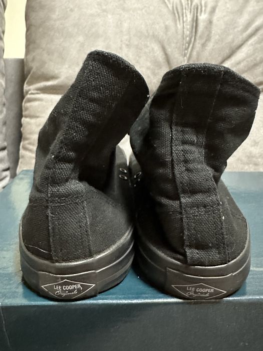 Високі чорні кеди Lee Cooper, б/в, 44,5