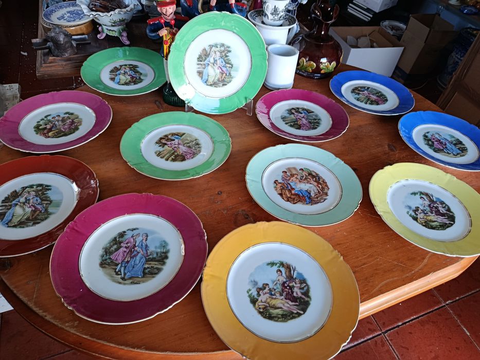 Coleção de 12 pratos Candal Gaia