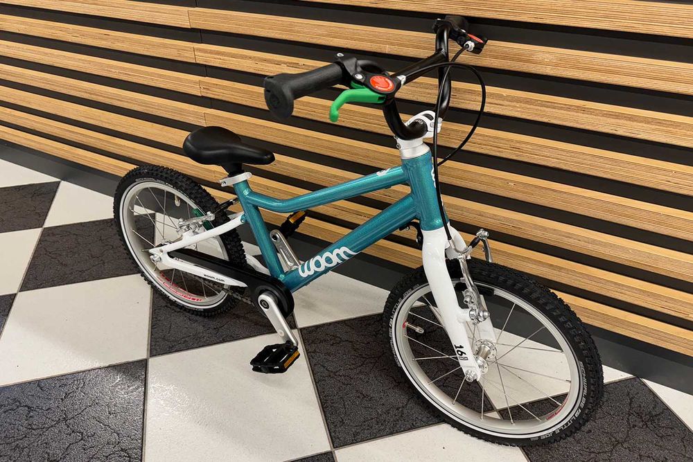 Rower dziecięcy woom 3 GO turkusowy NOWY - rowery woom KRAKÓW