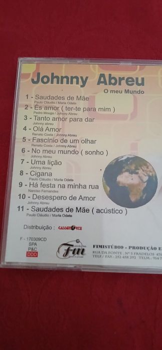 CD Johnny Abreu  - O Meu Mundo