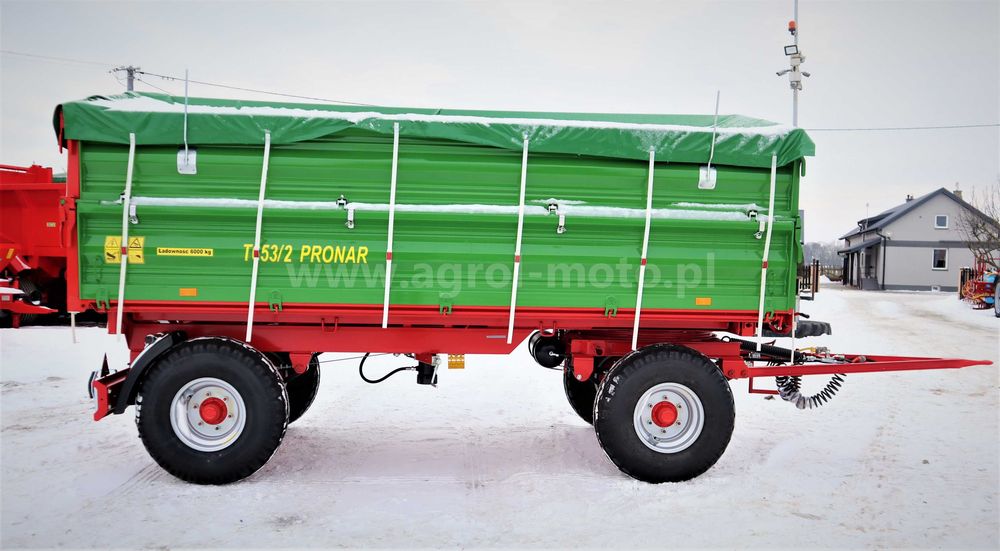 Przyczepa Pronar dwuosiowa T653/2 6t PT606 PT608 jedno osiowa tandem