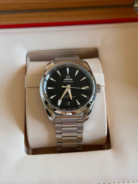 Omega Seamaster Aqua Terra 38 mm /czarna tarcza/ świetny stan