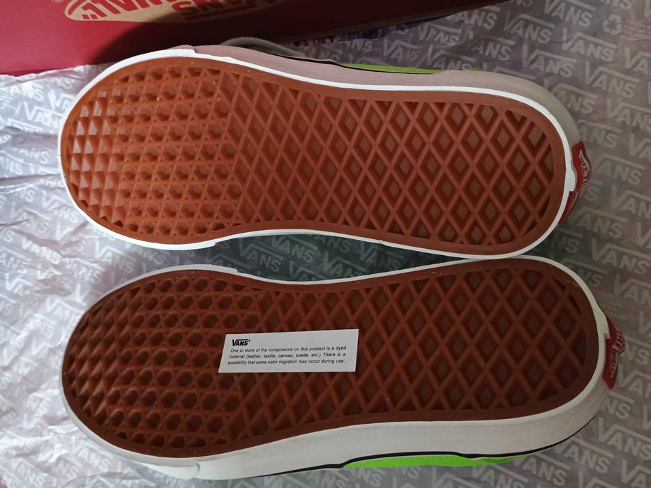Neonowe buty Vans 38,5 wkładka ok 24,5 cm