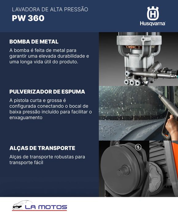 Lavadora Husqvarna PW360