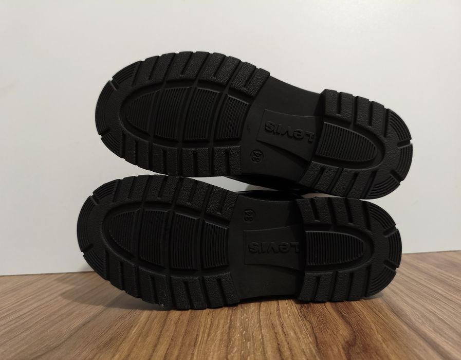 Buty Levis Levi's Strauss Catherine botki czarne na suwaki r. 34 21cm