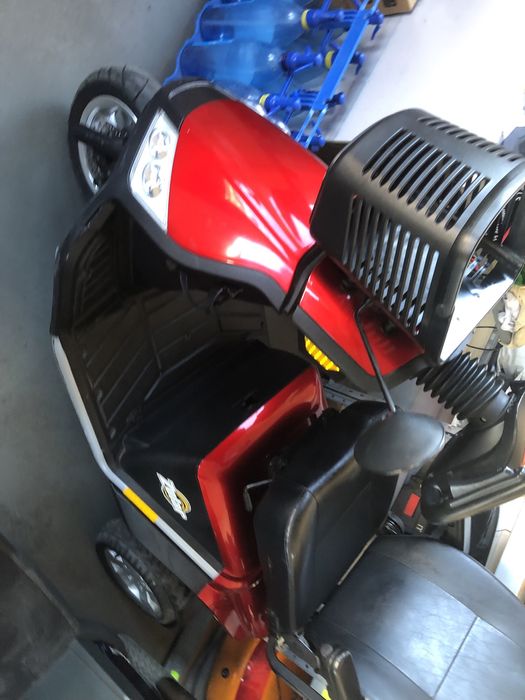 skuter dla inwalidy seniora zolar pride czerwony