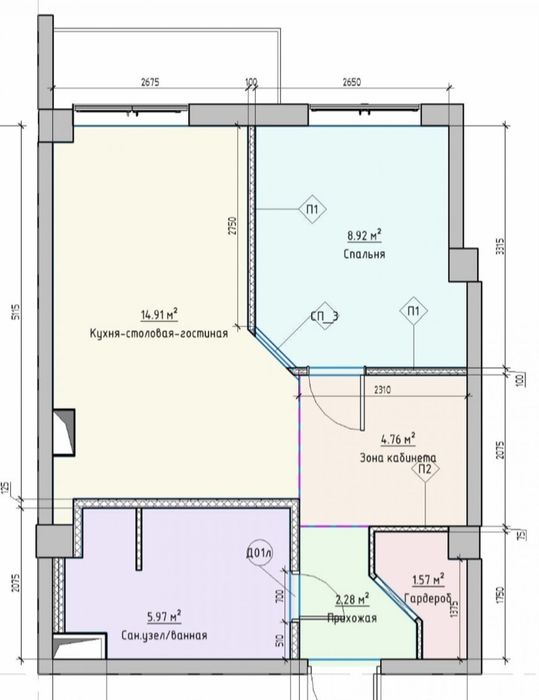 1-кімнатна квартира за адресою вул. Михайлівська (площа 42 м²) - Atlanta.ua - фото 4