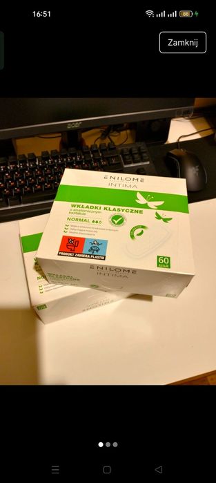 Wkładki higieniczne 2 opakowania