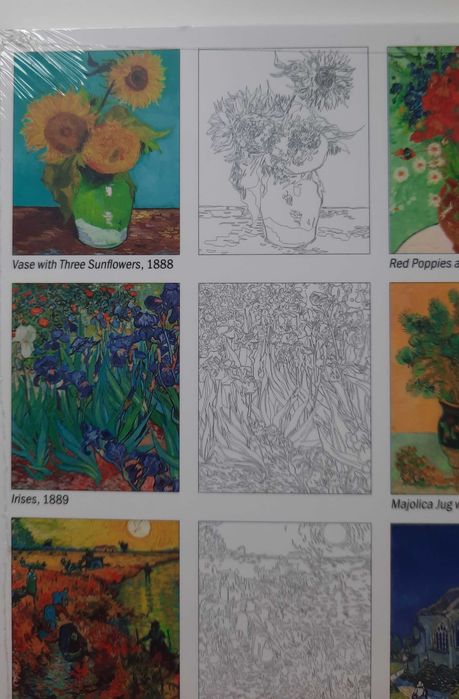 Vincent van Gogh Pepin Press розмальовка