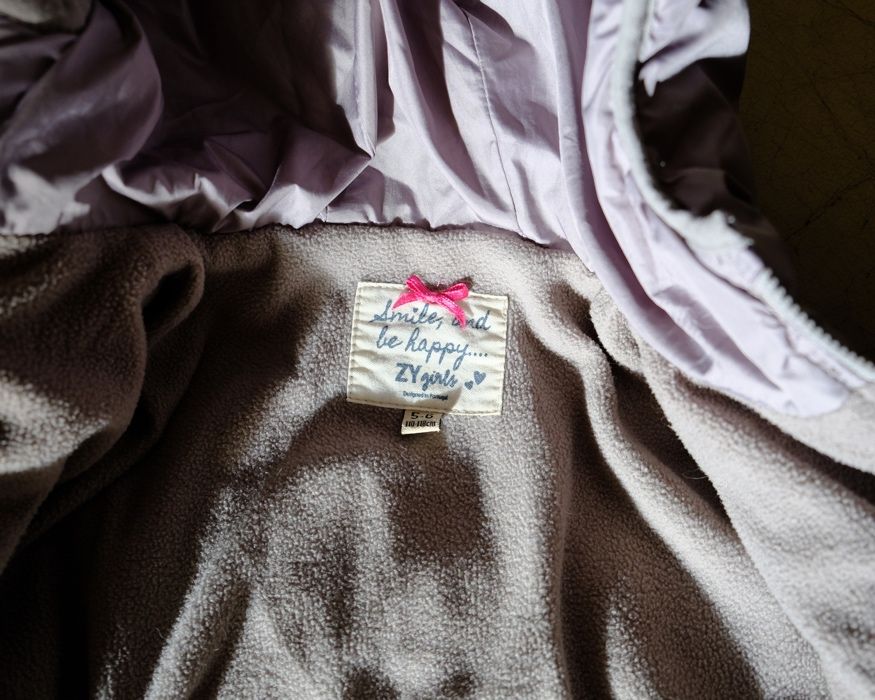 Casaco impermeável inverno, 5/6 anos