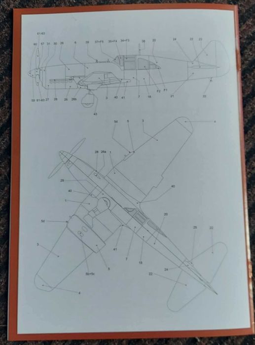 Model kartonowy Quest: Samolot Caudron-Renault CR-714 C1