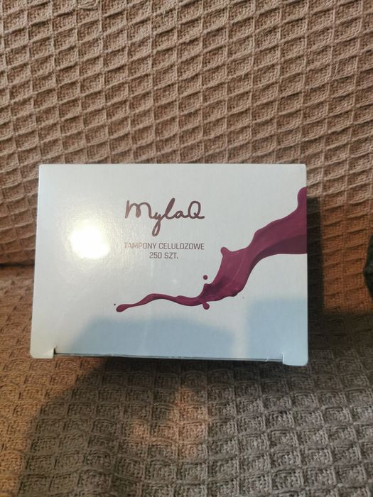 Mylaq tampony celulozowe 250szt nowe