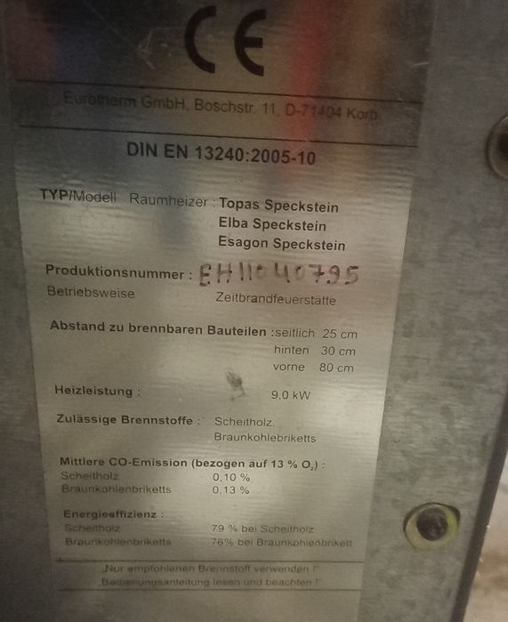 Kominek wolnostojący