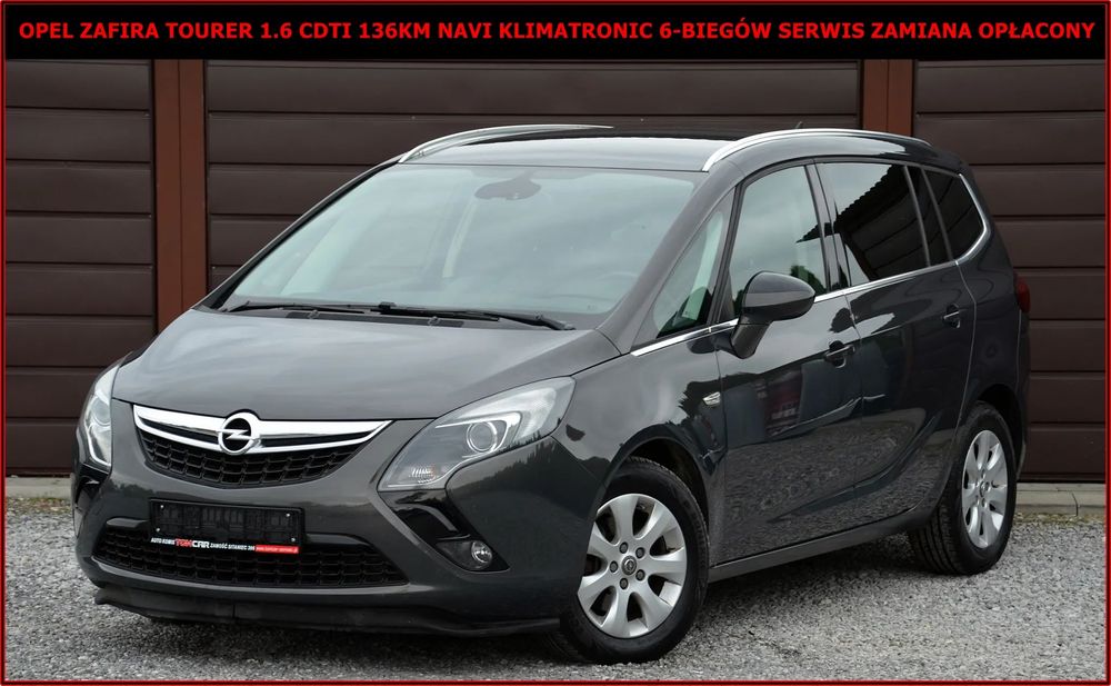 Opel Zafira Opel Zafira Tourer C 1.6 CDTI 136KM Navi Klimatronic Zamiana Serwis