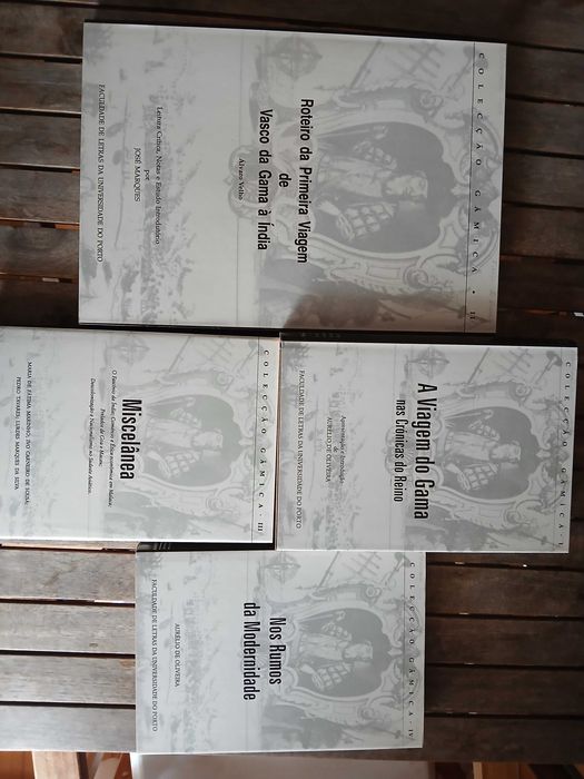 Colecção Gâmica - A viagem de Vasco da Gama (4 volumes, completa)