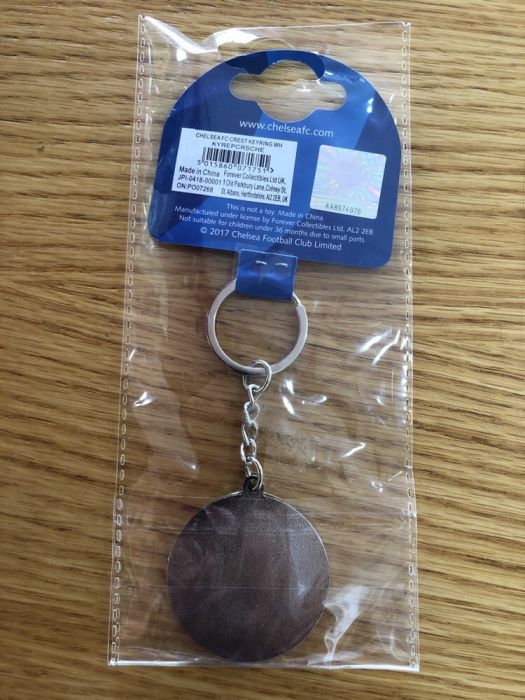 Porta chaves genuíno ( certificado) da equipa inglesa Chelsea