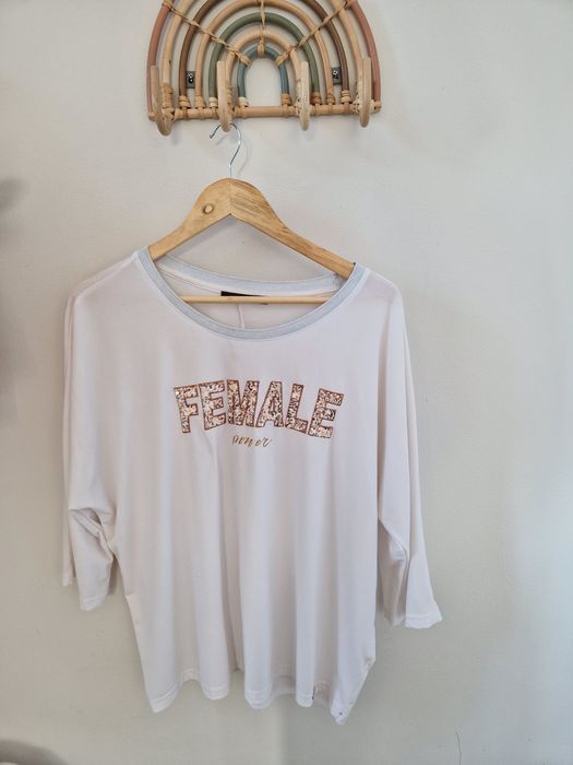 Bluzka xxl zdobienia