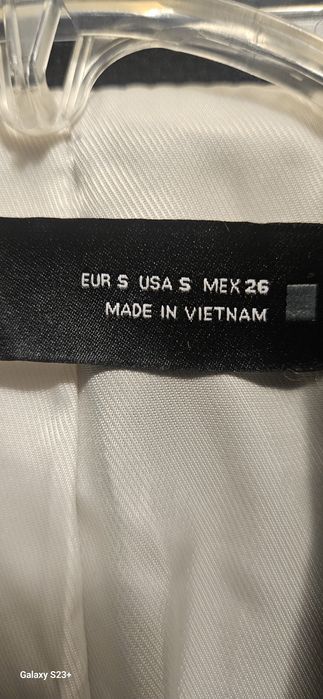 marynarka zara r 36 klasyczna granat