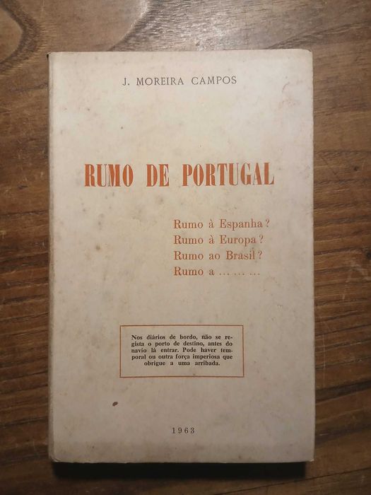 J. Moreira de Campos, Rumo de Portugal