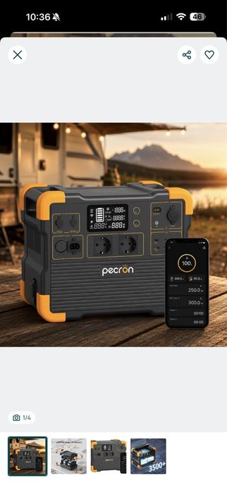 Зарядна станція Pecron E2400 2048Wh/2400w. Доставка безкоштовна