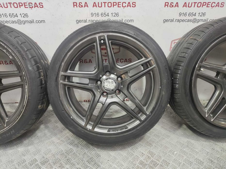 Conjunto Jantes R18 AMG Mercedes Benz Class C W204 2007 a 2015 Original
