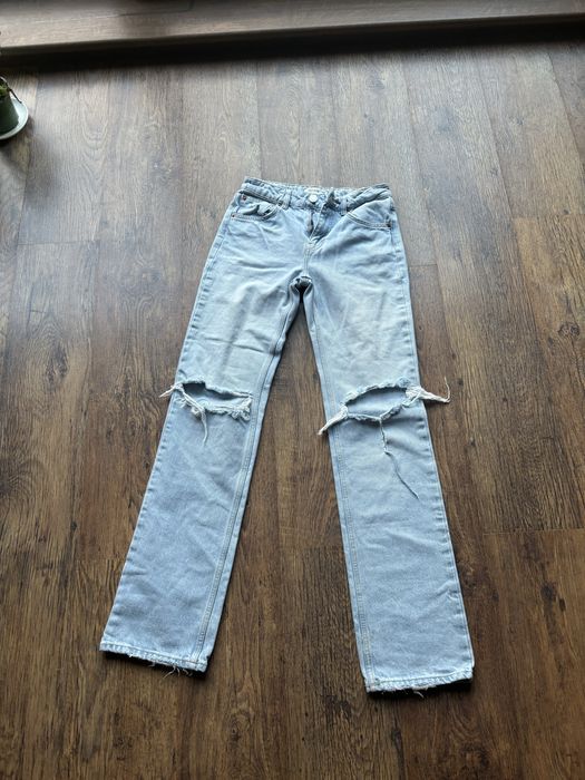 Pull&Bear spodnie z dziurami 164 (rozmiar na metce 34)