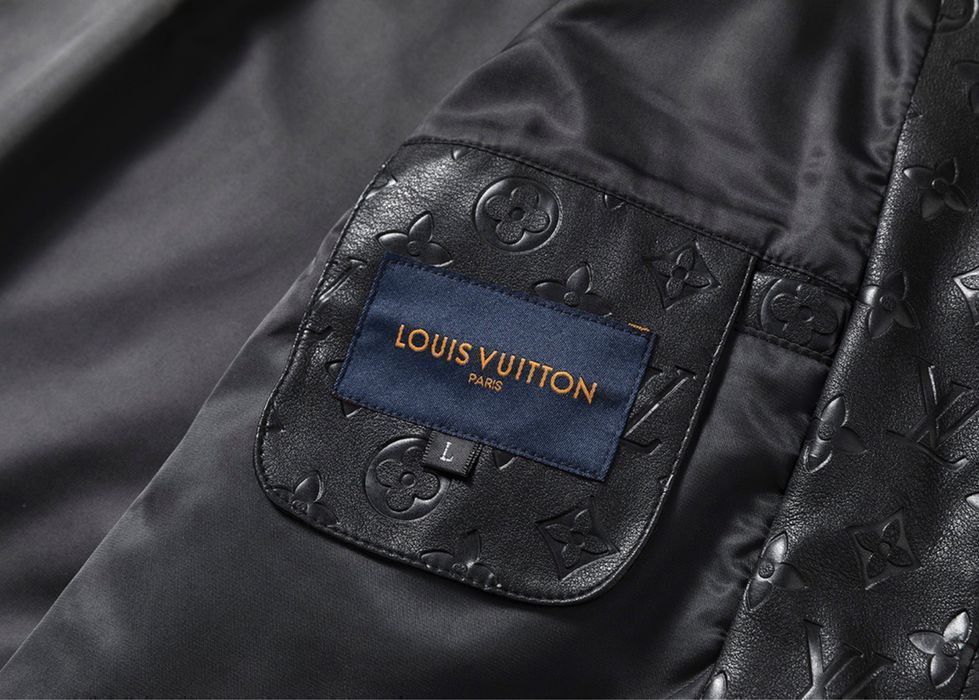 Куртка LOUIS VUITTON мужская кожанка