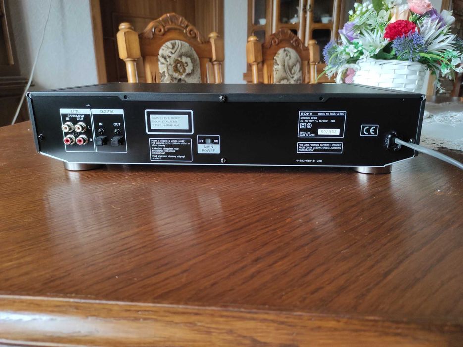 Minidisc SONY MDS-JE500 + pilot Racibórz • OLX.pl