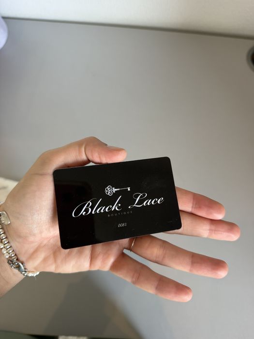 Сертифікат black lace . На 3000 грн.