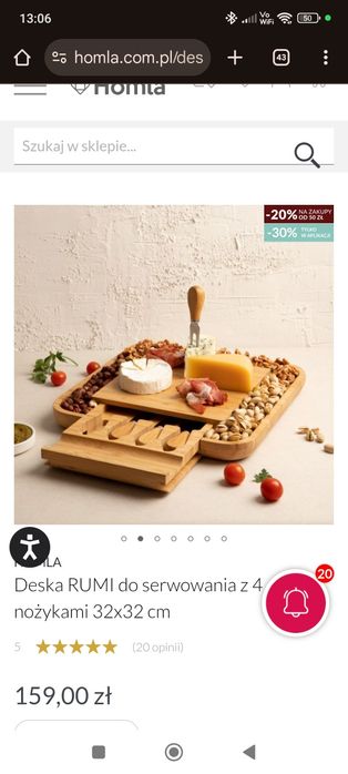 Deska do serwowania, Homla Rumi