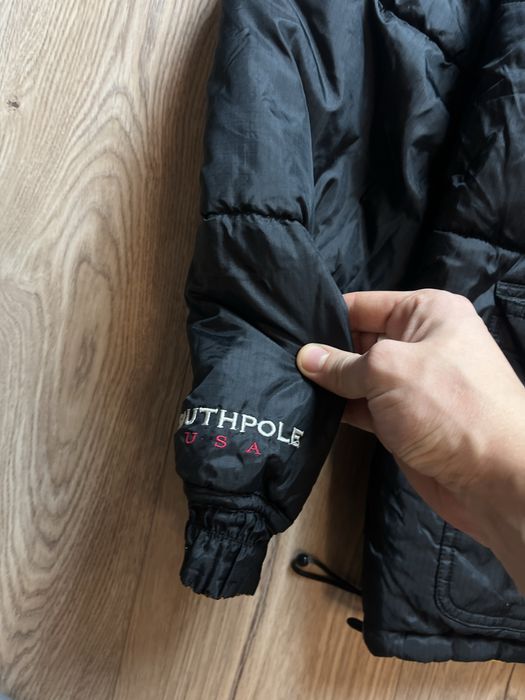 SouthPole Usa Vintage Męska Dwustronna Kurtka Puchowa Down Jacket