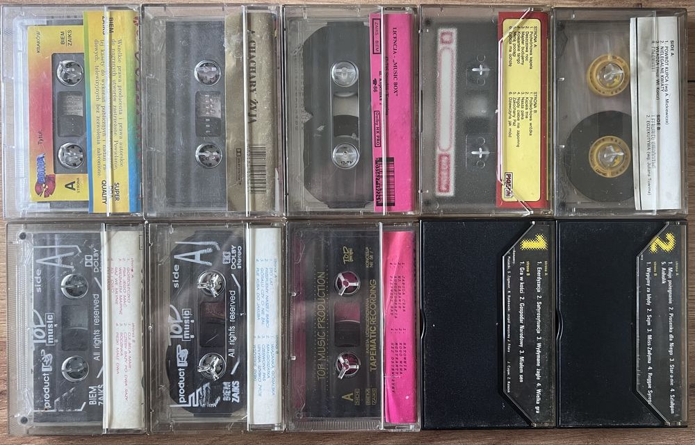 Muzyka weselna biesiadna kabarety kasety MC