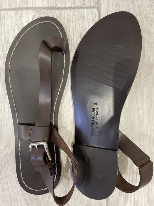 Сандалі Pull&bear шкіряні