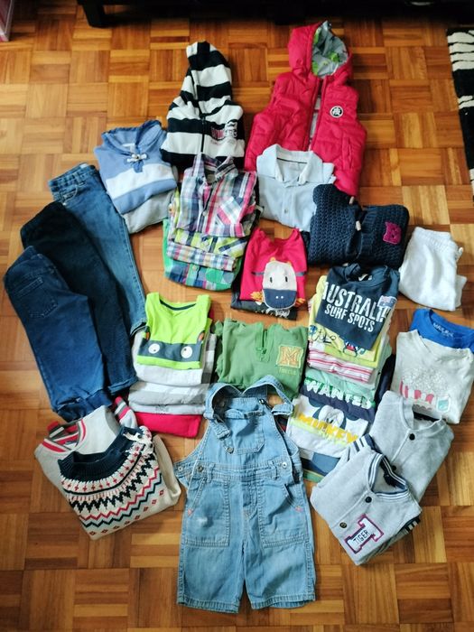 Lote de roupa bebê menino