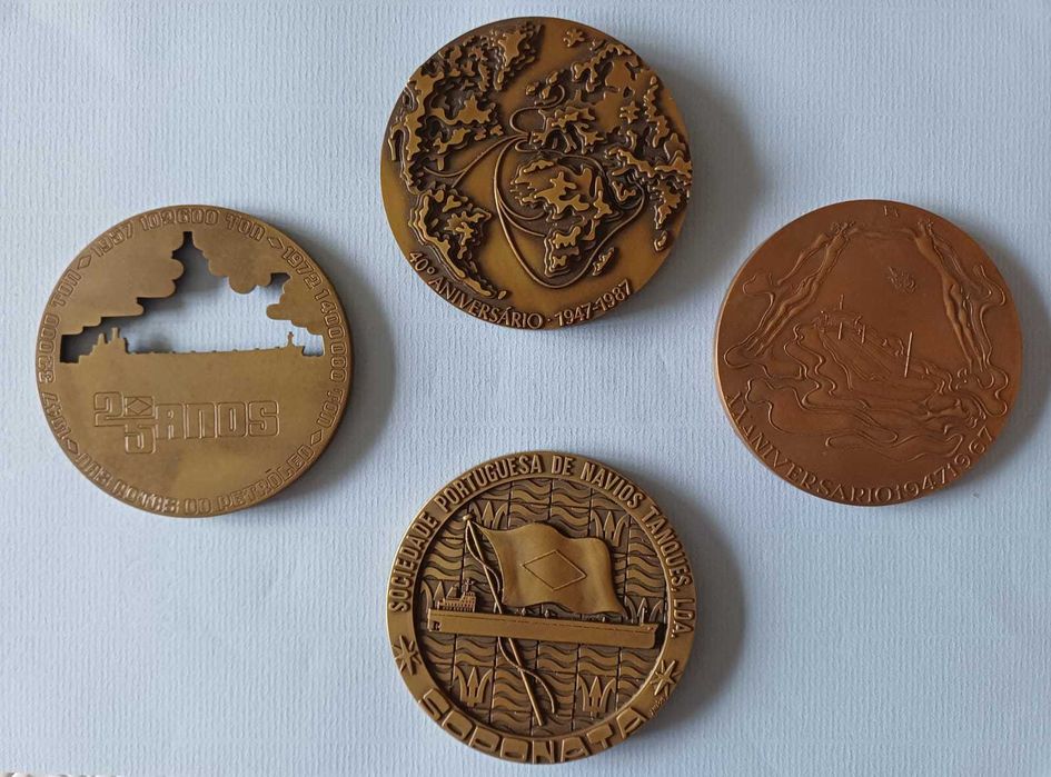 Medalhas 'Sociedade Portuguesa de Navios Tanques, LDA'