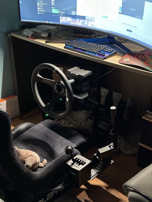 Moza r9 simrig playseat evolution zestaw shifter hydro pedały naba