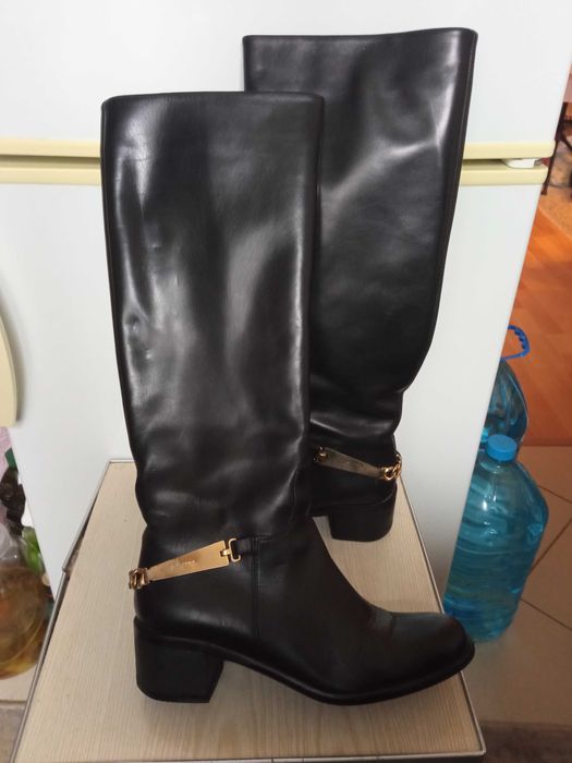 Чоботи жіночі, розмір 35-36, натуральна шкіра