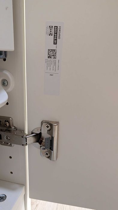 Szafa IKEA PAX FORSAND biala 75x60x236 cm