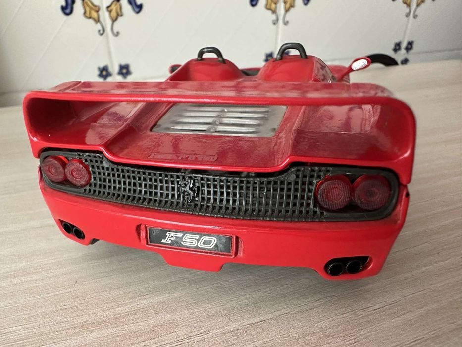 carros metal Ferrari F50 1/24 miniaturas vintage Shell maisto coleçao